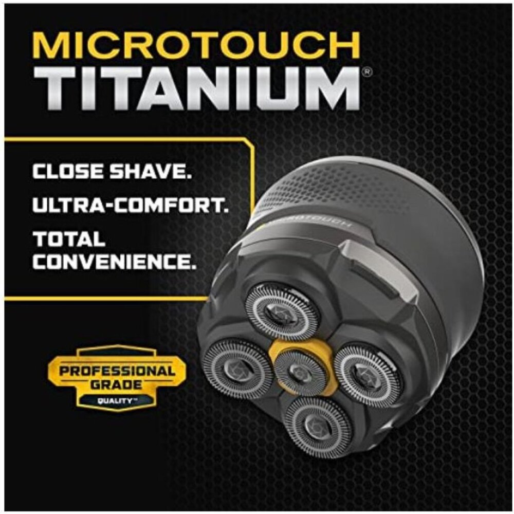 Microtouch Titanium Rechargeable Head Shaver - Picture 7 of 8